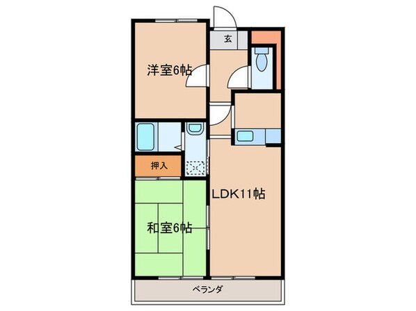 ア－クヒルの物件間取画像